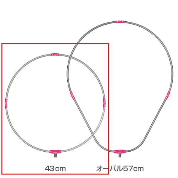 釣武者 TsuriMushaタモフレーム オーバル 57cm ガンメタ/ピンク-
